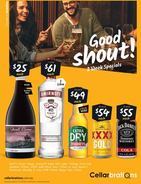 Liquor offers in Newcastle NSW | Good Shout! 15/07 in Cellarbrations | 15/07/2024 - 28/07/2024