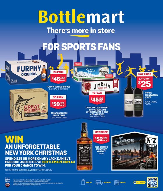 Bottlemart catalogue in Melbourne VIC | There's More In Store For Sports Fans | 17/07/2024 - 30/07/2024
