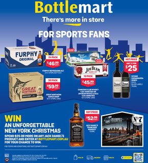 Liquor offers in Leongatha VIC | There's More In Store For Sports Fans in Bottlemart | 17/07/2024 - 30/07/2024