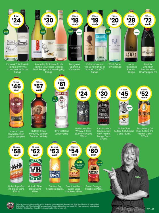 The Bottle-O catalogue in Perth WA | Good Value Booze, For Good Value People 22/07 | 22/07/2024 - 04/08/2024