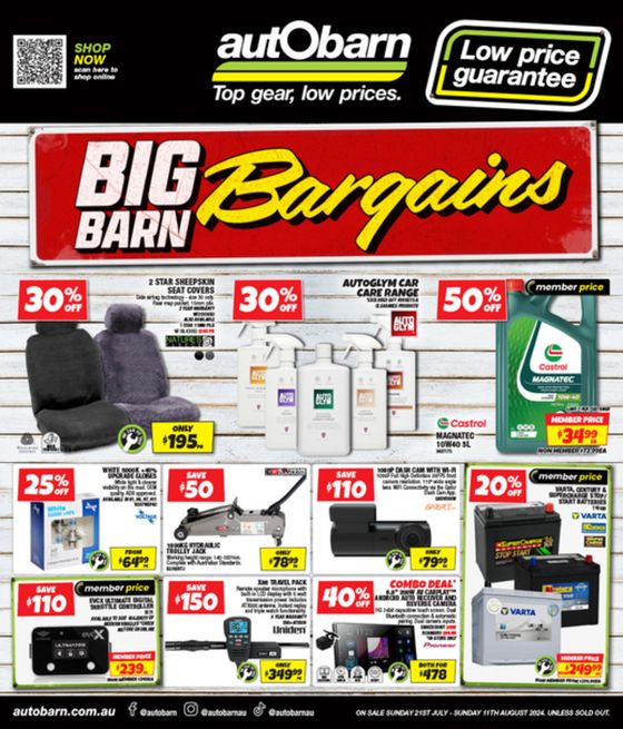 Autobarn catalogue in Gold Coast QLD | Big Barn Bargains | 22/07/2024 - 11/08/2024