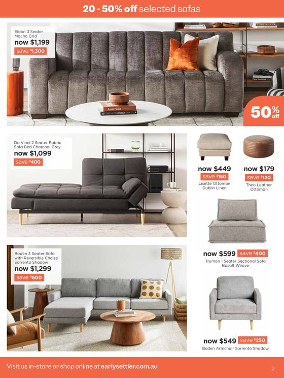 Early Settler catalogue in Adelaide SA | Winter Warmer Sale | 22/07/2024 - 18/08/2024