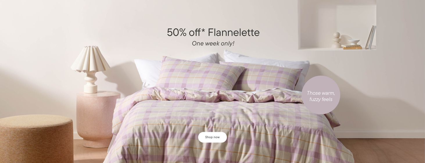 Linen House catalogue | 50% Off Flannelette! | 23/07/2024 - 31/07/2024