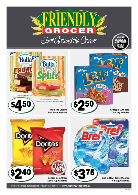 Friendly Grocer catalogue in Melbourne VIC | Just around the corner | 24/07/2024 - 30/07/2024