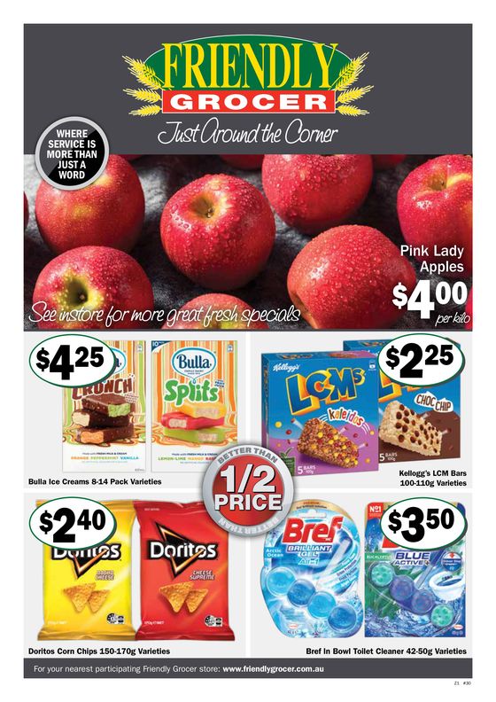 Friendly Grocer catalogue in Belconnen ACT | Just around the corner | 24/07/2024 - 30/07/2024
