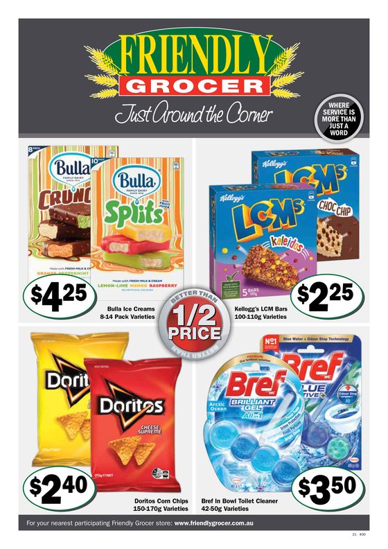 Friendly Grocer catalogue in Sydney NSW | Just around the corner | 24/07/2024 - 30/07/2024