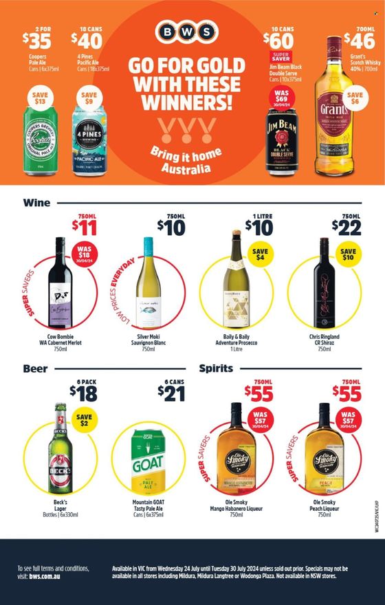 BWS catalogue in Melbourne VIC | Weekly Specials | 24/07/2024 - 30/07/2024
