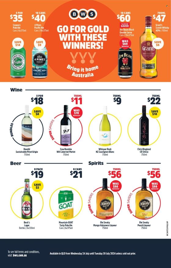 BWS catalogue in Brisbane QLD | Weekly Specials  | 24/07/2024 - 30/07/2024