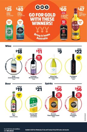 Liquor offers in Redcliffe City QLD | Weekly Specials  in BWS | 24/07/2024 - 30/07/2024