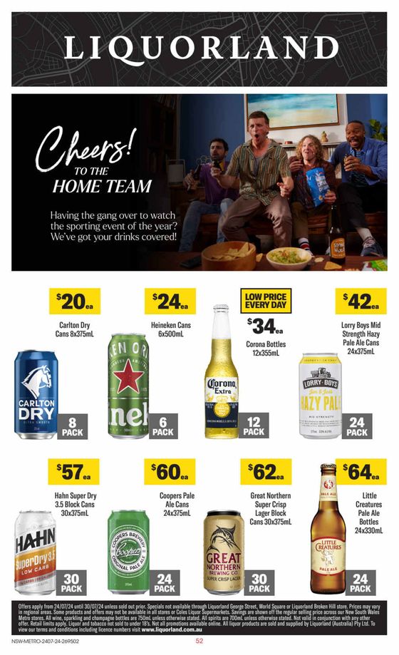 Liquorland catalogue in Sydney NSW | Weekly Specials | 24/07/2024 - 30/07/2024