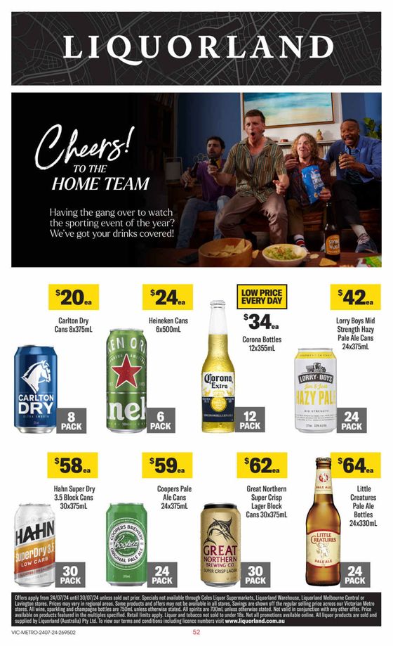 Liquorland catalogue in Melbourne VIC | Weekly Specials | 24/07/2024 - 30/07/2024