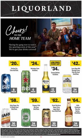 Liquor offers in Wonthaggi VIC | Weekly Specials in Liquorland | 24/07/2024 - 30/07/2024