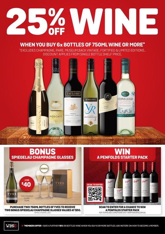 Harry Brown catalogue | 25% Off Wine Sale | 24/07/2024 - 06/08/2024