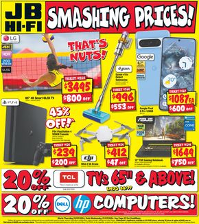 Electronics & Office offers in Hobart TAS | Smashing Prices! in JB Hi Fi | 25/07/2024 - 31/07/2024