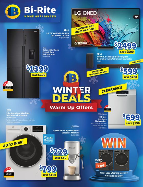 Bi-Rite catalogue in Cairns QLD | Winter Deals - Warm up Offers | 25/07/2024 - 07/08/2024