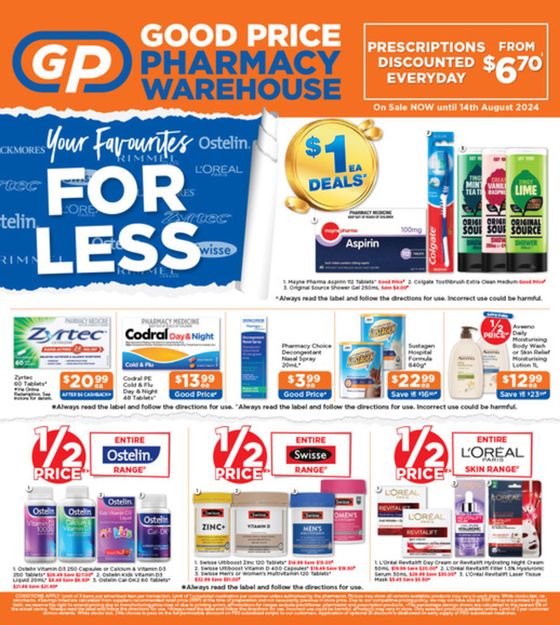 Good Price Pharmacy catalogue | July 2 Catalogue | 25/07/2024 - 14/08/2024