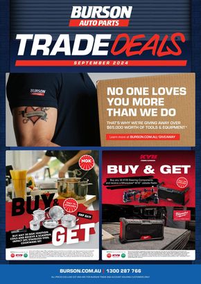 Burson Auto Parts catalogue in Launceston TAS | Trade Deals | 02/09/2024 - 30/09/2024