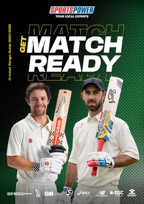 Sport & Recreation offers in Bunbury WA | Get Match Ready in Sports Power | 02/09/2024 - 31/12/2025