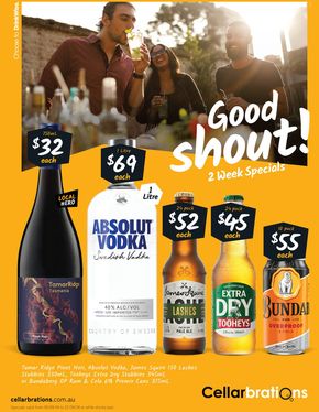 Liquor offers in Burnie TAS | Good Shout! 09/09 in Cellarbrations | 09/09/2024 - 22/09/2024