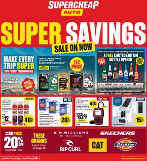 Hardware & Auto offers in Hyde QLD | Super Savings in Supercheap Auto | 05/09/2024 - 22/09/2024