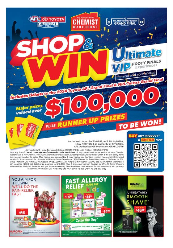 My Chemist catalogue in Banyule VIC | Footy Finals Sale! | 06/09/2024 - 25/09/2024