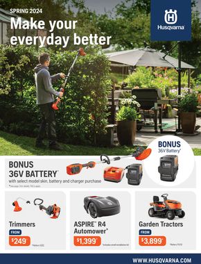 Hardware & Auto offers in Rutherglen VIC | Spring 2024 in Husqvarna | 06/09/2024 - 30/11/2024