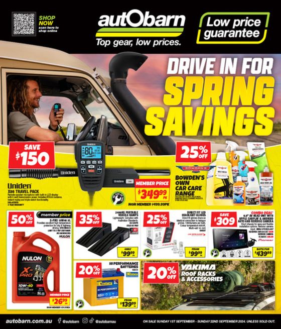 Autobarn catalogue in Malaga WA | Drive in for Spring Savings | 09/09/2024 - 22/09/2024