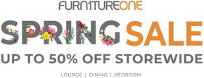 Home Furnishings offers in Kiama NSW | Spring Sale in Furniture One | 09/09/2024 - 30/09/2024