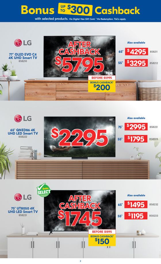 Betta catalogue in Atherton QLD | Bonus Up To $300 Cashback | 09/09/2024 - 22/09/2024