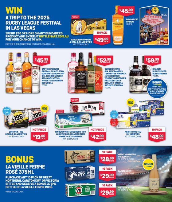 Bottlemart catalogue in Jan Juc VIC | There's More In Store For The Footy Finals | 11/09/2024 - 24/09/2024