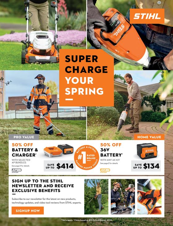 Stihl catalogue in Casterton VIC | Spring 24 | 12/09/2024 - 31/10/2024