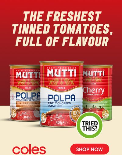 Groceries offers in Morwell VIC | Coles Mutti RRP in Coles | 18/09/2024 - 24/09/2024