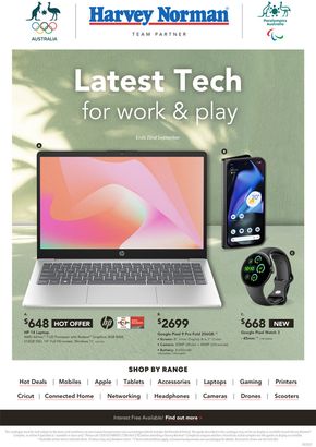 Harvey Norman catalogue in Innisfail QLD | Latest Tech for Work & Play | 18/09/2024 - 22/09/2024