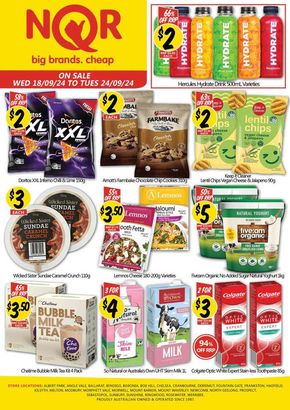 Groceries offers in Morwell VIC | NQR 18/09 in NQR | 18/09/2024 - 24/09/2024