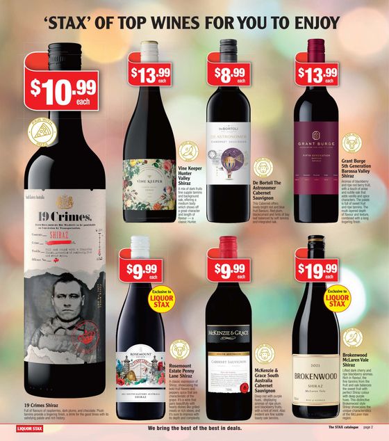 Liquor Stax catalogue in Bundaberg QLD | Weekly Specials | 19/09/2024 - 29/09/2024