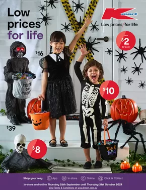 Kmart catalogue in Cessnock NSW | Halloween - Low prices for life | 26/09/2024 - 31/10/2024