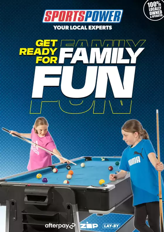 Sports Power catalogue in Enfield VIC | Get Ready For Family Fun | 24/09/2024 - 31/12/2024