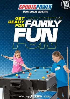 Sport & Recreation offers in Bunbury WA | Get Ready For Family Fun in Sports Power | 24/09/2024 - 31/12/2024