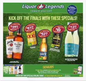 Liquor offers in Taree NSW | Kick Of The Finals Of These Specials! in Liquor Legends | 25/09/2024 - 22/10/2024