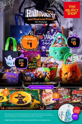 The Reject Shop catalogue in Kingswood NSW | Halloween #2 | 17/10/2024 - 31/10/2024