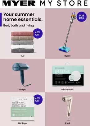 Myer catalogue | Myer Home Essentials Softgoods | 15/10/2024 - 03/11/2024