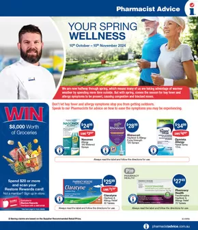 Health & Beauty offers | Your Spring Wellness in Pharmacist Advice | 10/10/2024 - 10/11/2024