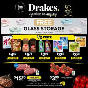 Drakes catalogue in Adelaide SA | Drakes 16/10 | 16/10/2024 - 22/10/2024