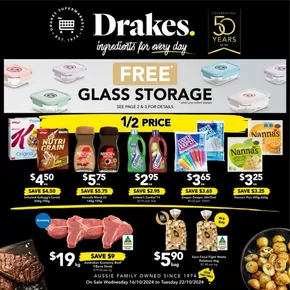 Drakes catalogue in Toowoomba QLD | Drakes 16/10 | 16/10/2024 - 22/10/2024