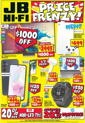 JB Hi Fi catalogue in Bendigo VIC | Price Frenzy! | 17/10/2024 - 23/10/2024