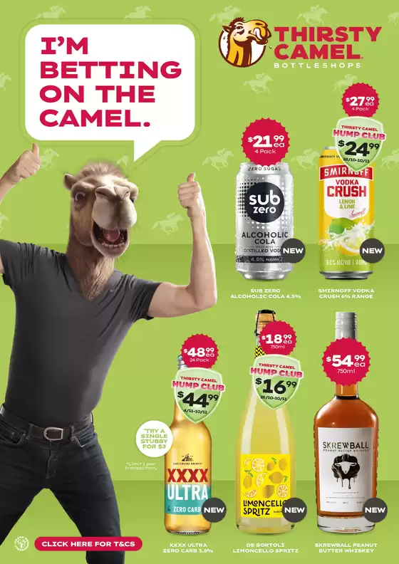 Thirsty Camel catalogue in Nillumbik VIC | I’m Betting On The Camel | 28/10/2024 - 10/11/2024