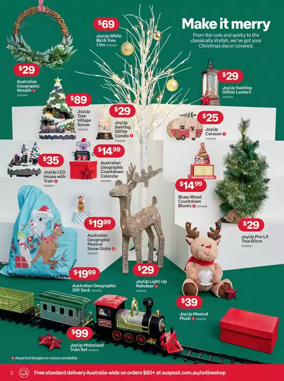 Australia Post catalogue in Krambach | Delivering Christmas | 16/10/2024 - 12/11/2024