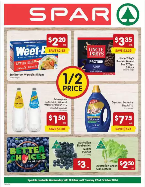 SPAR catalogue in Newcastle NSW | Spar 16/10 | 16/10/2024 - 22/10/2024