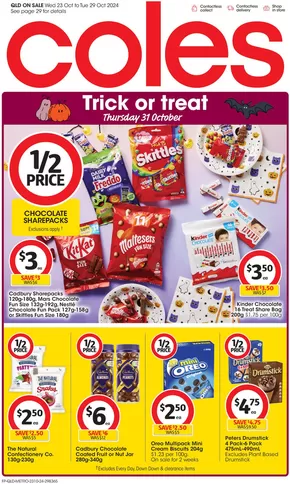 Coles catalogue in Brisbane QLD | Great Value. Hands Down. - 23rd October | 23/10/2024 - 29/10/2024