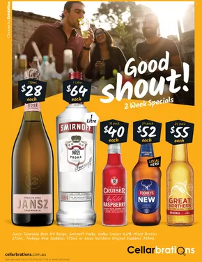 Groceries offers in Kempsey NSW | Good Shout! 21/10 in Cellarbrations | 21/10/2024 - 03/11/2024